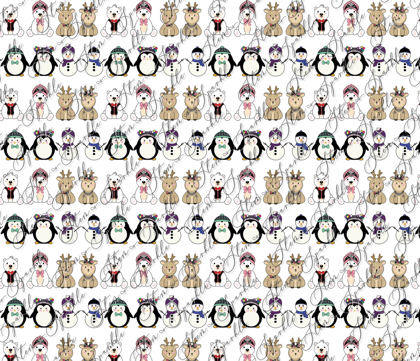 Gift Wrap Sheets - Cutesy Characters