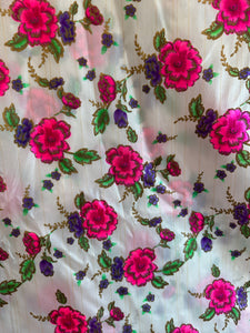 Fabric: F6 Roses Print Lis Loos (Replica)