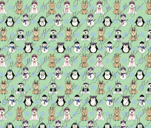 Load image into Gallery viewer, Gift Wrap Sheets - Cutesy Characters
