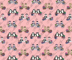 Gift Wrap Sheets - Cutesy Characters